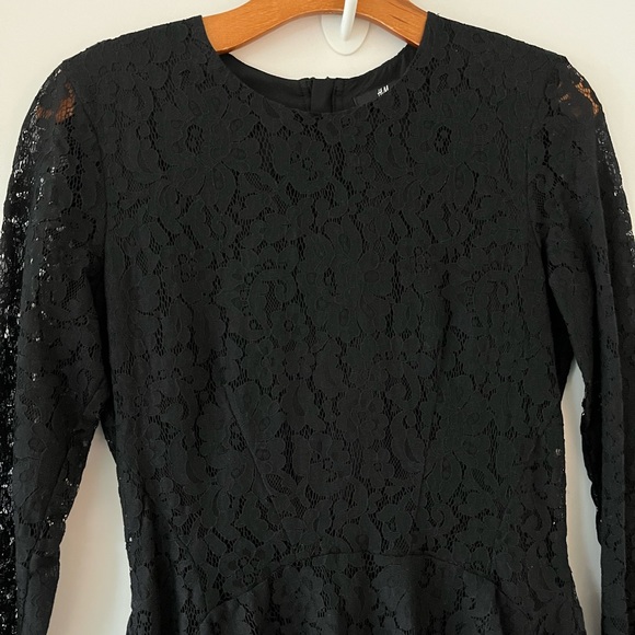 H&M lace black dress - Picture 5 of 6